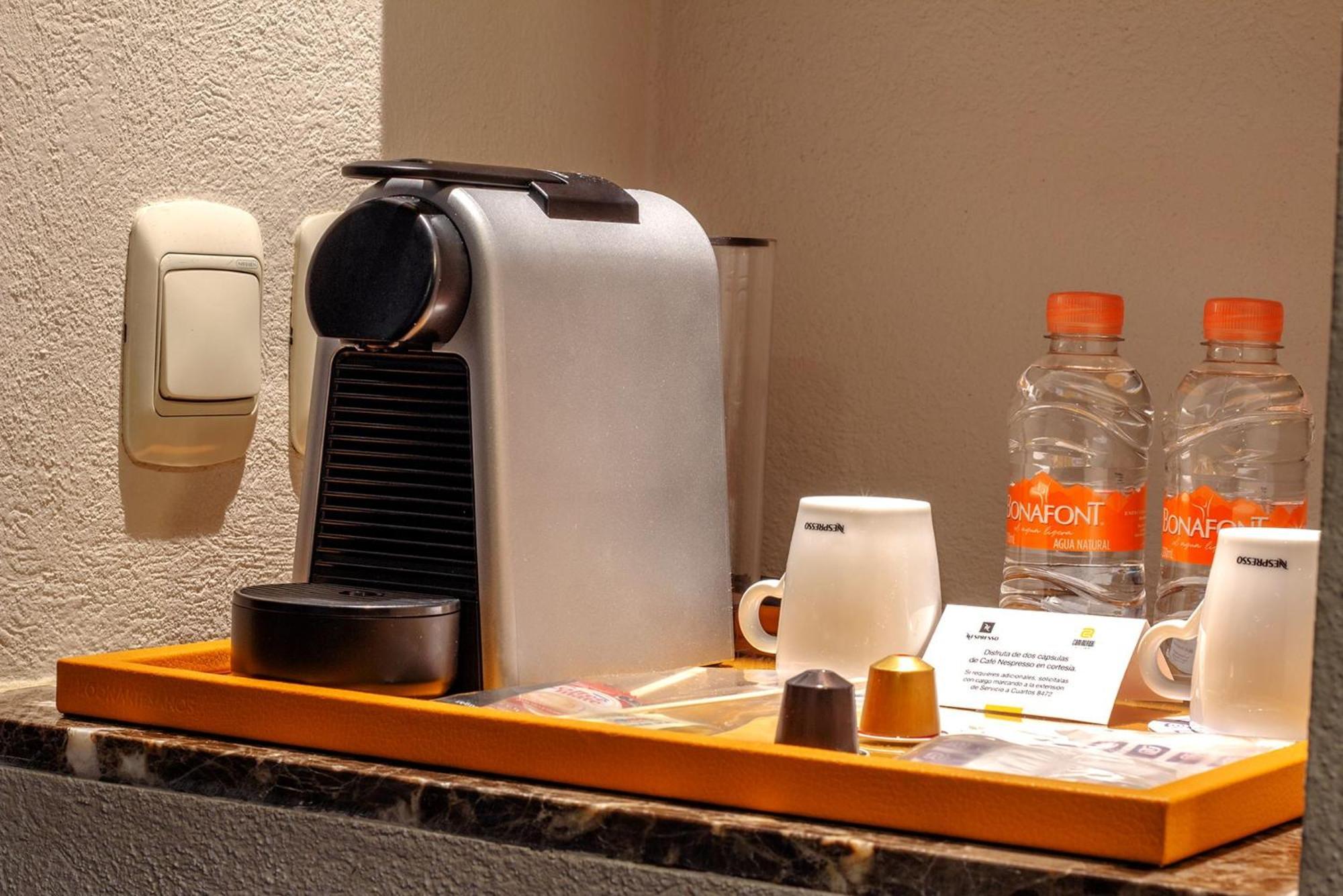 Camino Real Pedregal Mexico Hotel Kültér fotó A Nespresso coffee machine in a hotel room